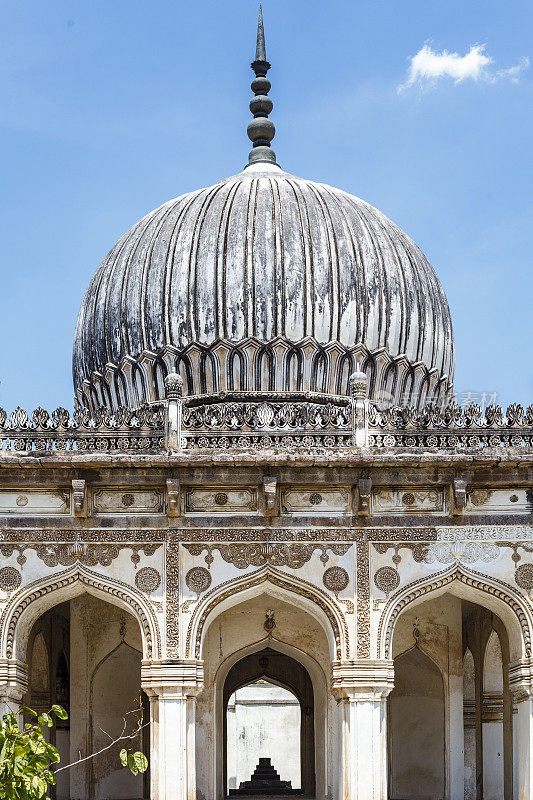 哈基姆陵墓，Qutub Shahi陵墓，海得拉巴，特伦加纳邦，印度，亚洲